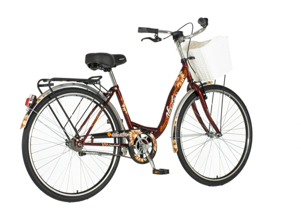 Bicykel Visitor Lowland 26x1.3/8" Čierna Oranžová