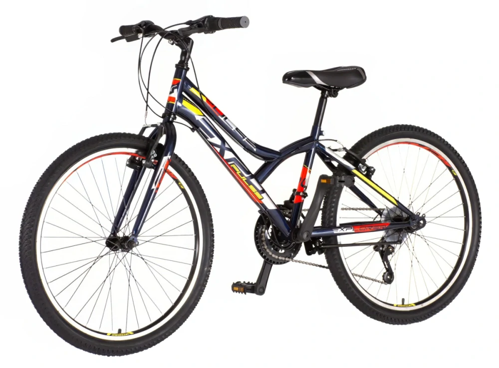 Bicykel Explorer Spy Legion 24" Tmavo Modrá Žltá Biela M