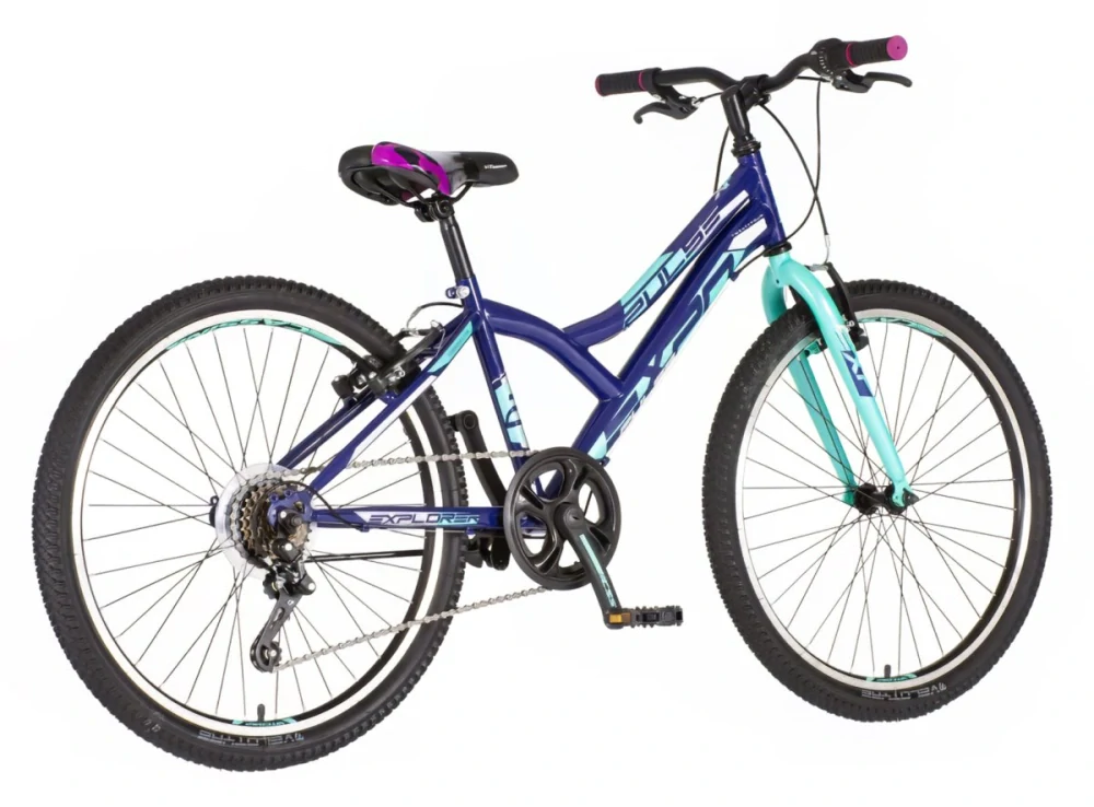 Bicykel Explorer Spy Diasy 24" Modrá Tyrkysová M