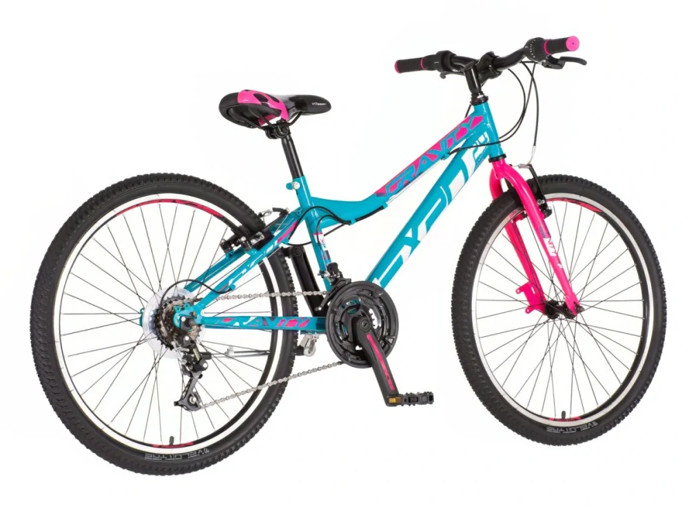 Bicykel Explorer Magnito 24" Tyrkys Ružová Biela KIDS