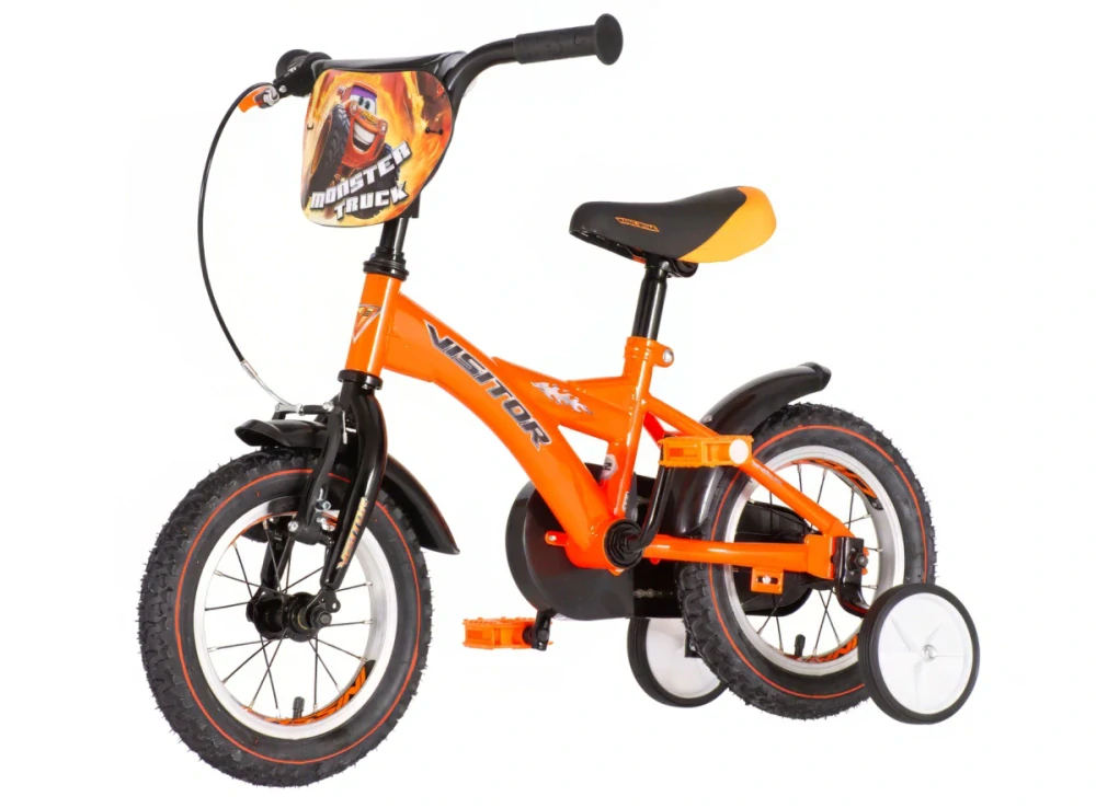 Bicykel Visitor Truck monster 12" oranžový