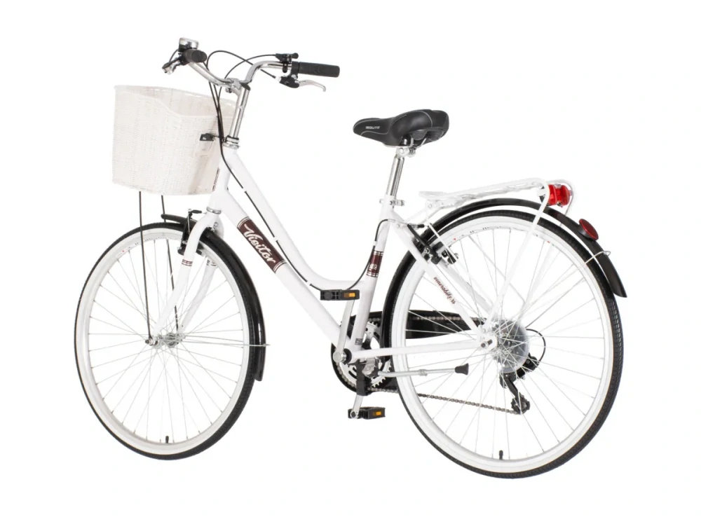 Bicykel Visitor Fashion Latte 26x1.3/8" Biela Čierna