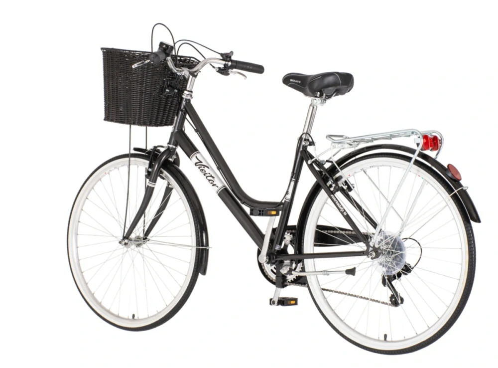 Bicykel Visitor Fashion Latte 26x1.3/8" Čierna