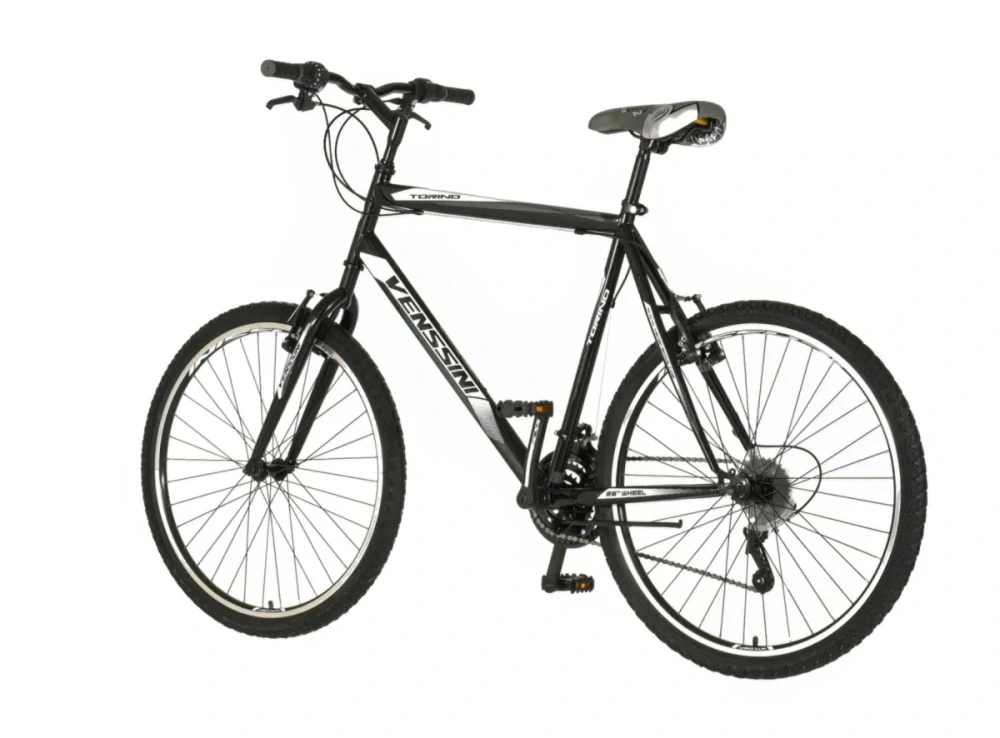 Bicykel Venssini Torino 26" Čierna Biela