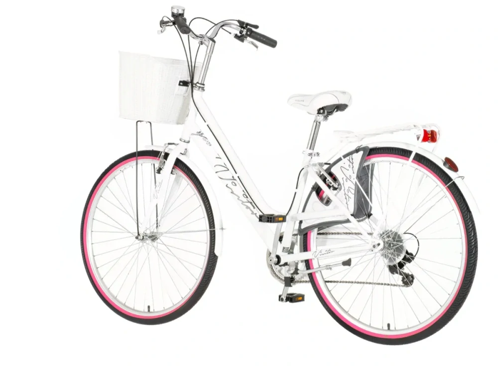 Bicykel Visitor Fashion Paris 28" Biela Sivá