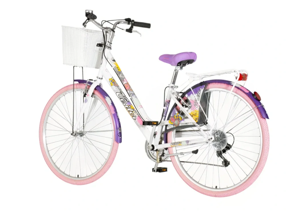 Bicykel Visitor Fashion Holicolor 28" Biela Multicolor