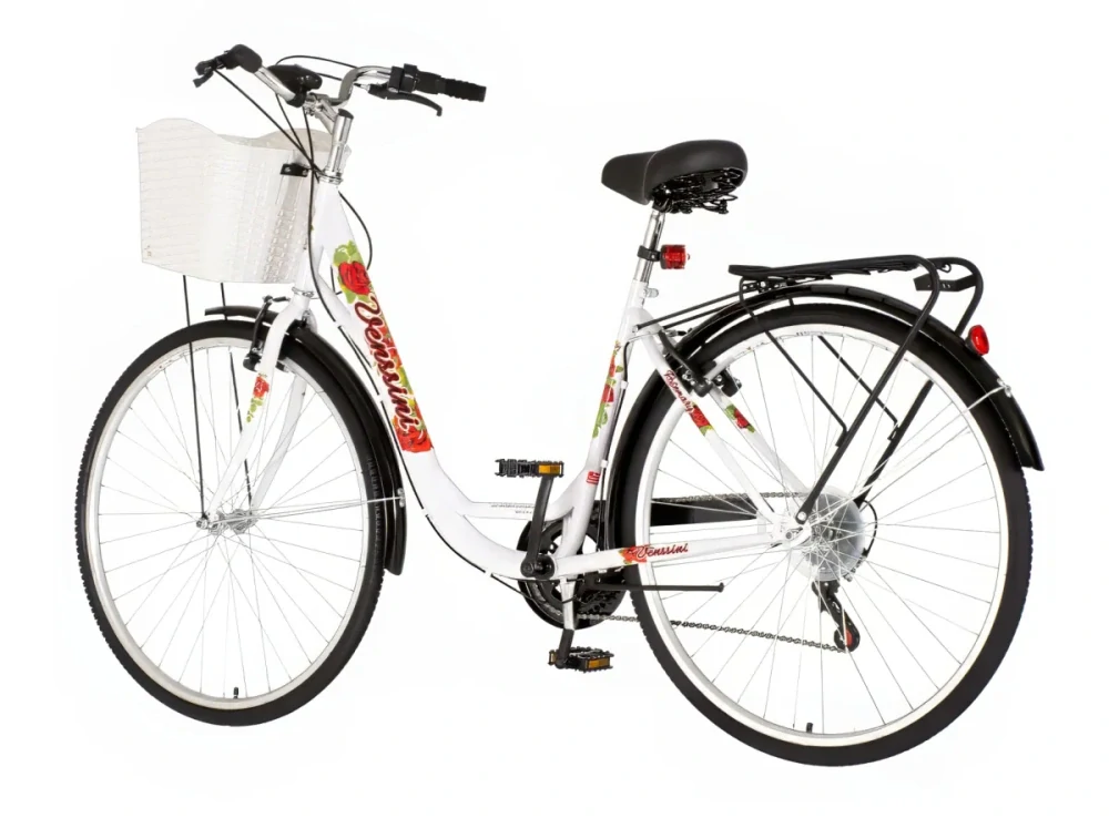 Bicykel Venssini Diamante 28" Biela Červená