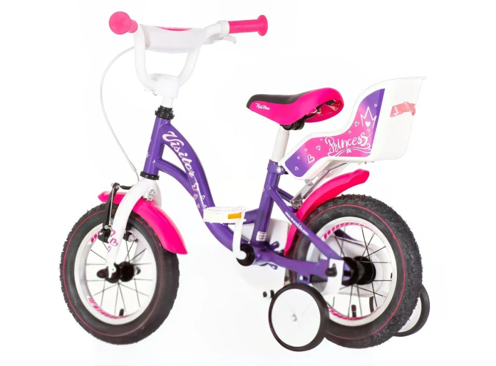 Bicykel Visitor Princess 12" Fialová Biela