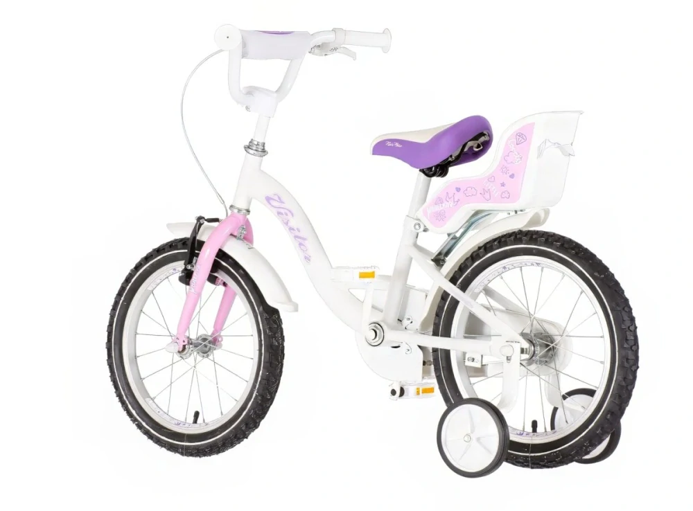 Bicykel Visitor Lovely little Princess 16" Biela Ružová KIDS