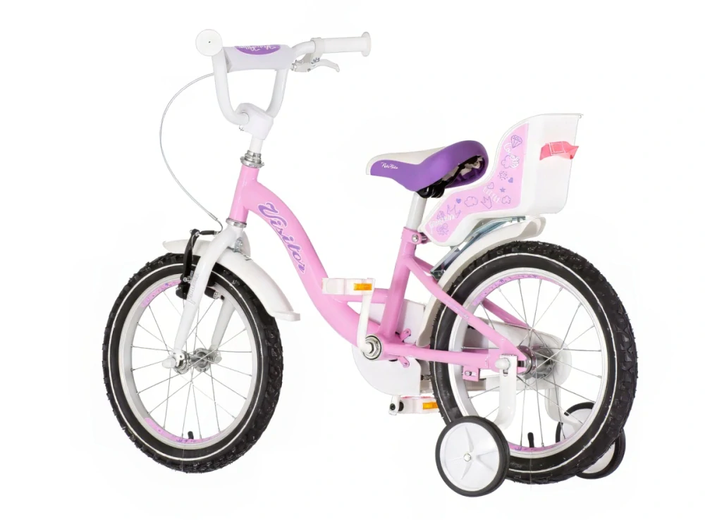 Bicykel Visitor Lovely little Princess 16" Ružová Biela KIDS