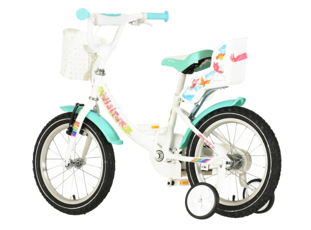 Bicykel Visitor LOLA 16" Biela Tyrkys
