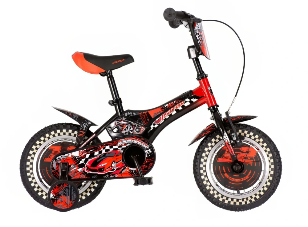Bicykel Visitor Nitro 12" Čierno Červený KIDS
