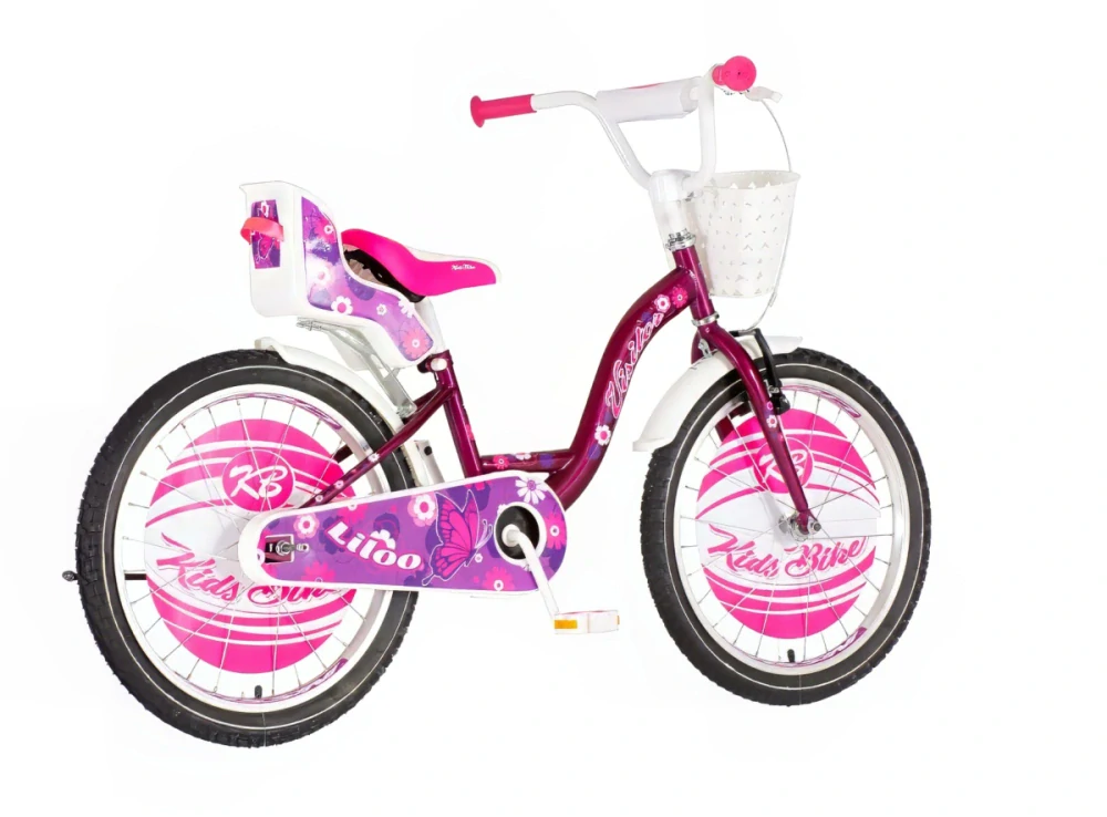Bicykel Visitor LILOO 20" Tmavá Fialová Ružová