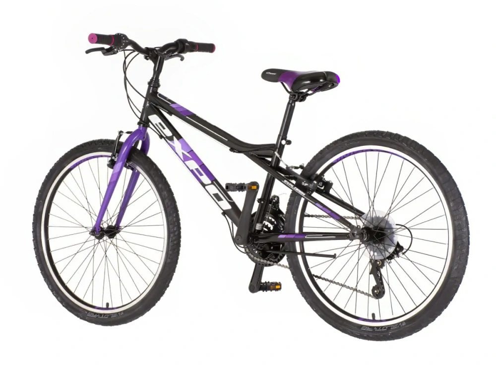 Bicykel Explorer Spark 24" Čierna Fialová KIDS