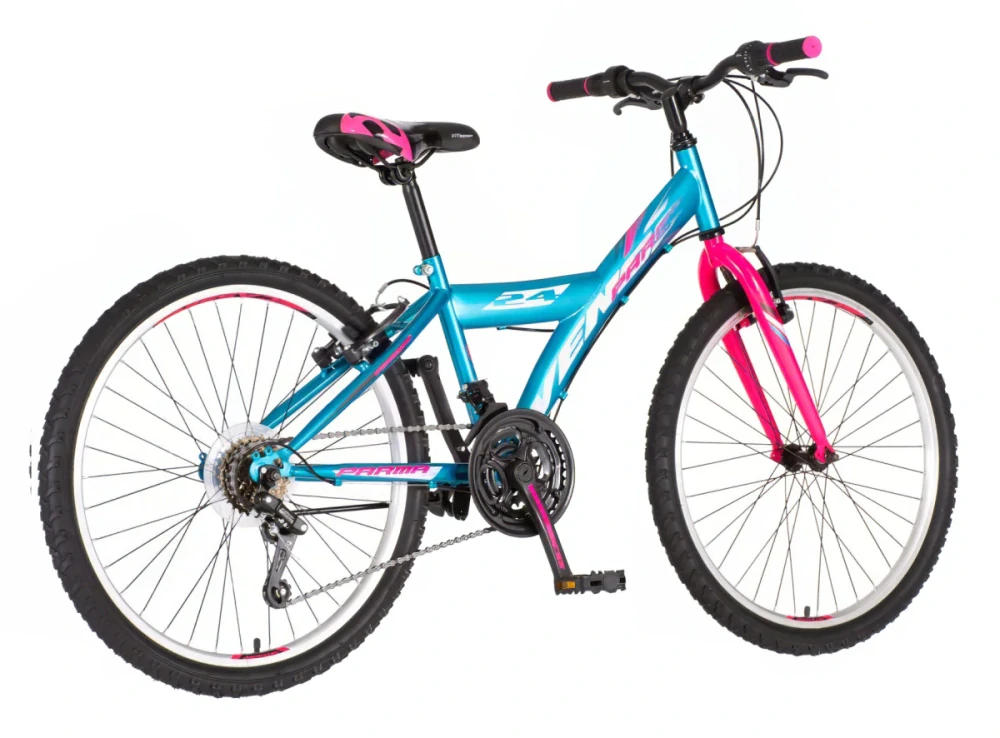 Bicykel Venssini Parma 24" Modrá Ružová