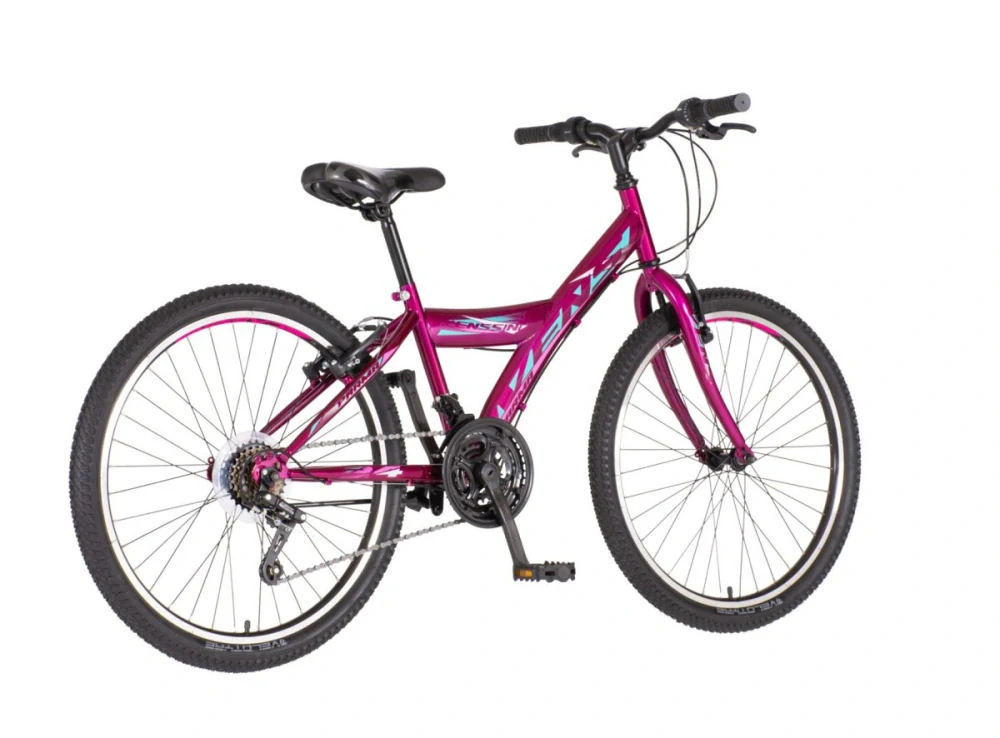 Bicykel Venssini Parma 24" Ružová Tyrkys KIDS