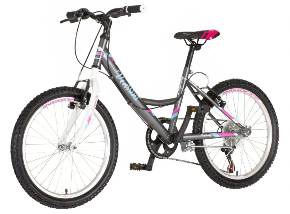 Bicykel Venssini Parma 20" Sivá Modrá KIDS
