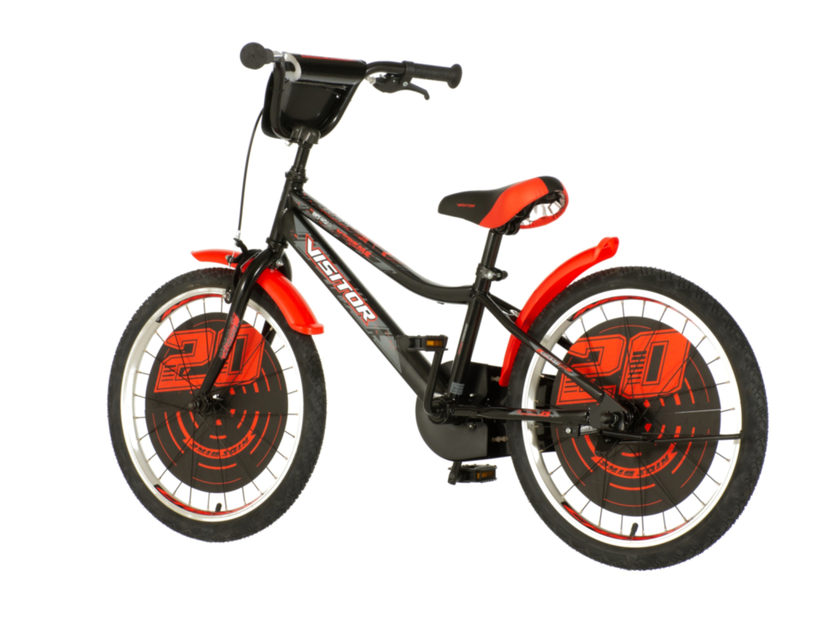 Bicykel Visitor Xtreme 20" Čierna Sivý