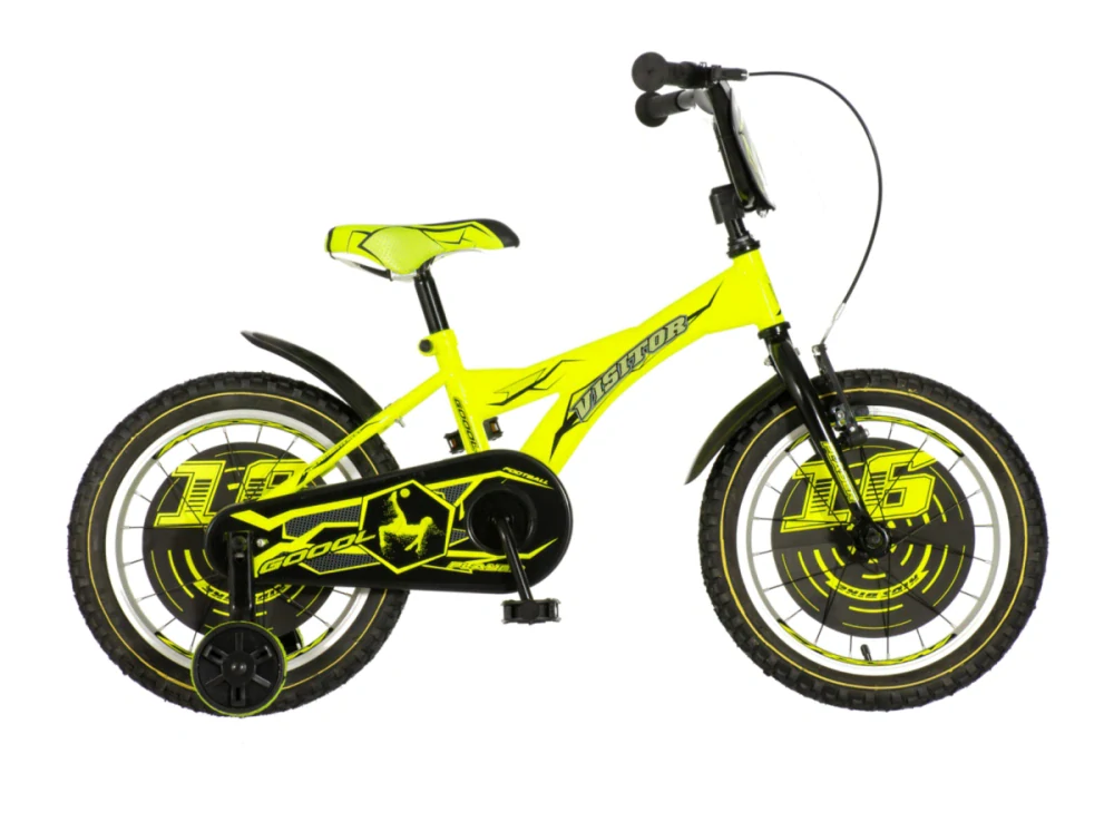 Bicykel Visitor Player 16" Neonova Žlto Čierna KIDS