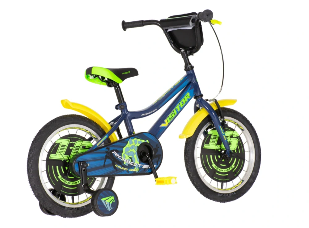 Bicykel Visitor Roboter 16" Modro Žltá KIDS