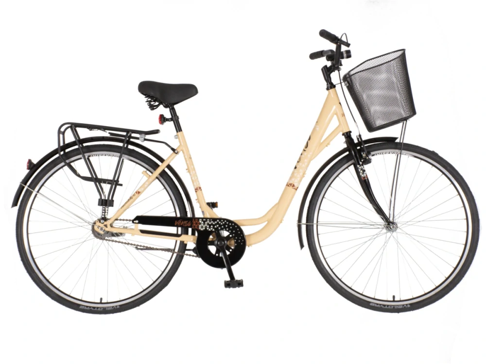 Bicykel Venssini Diamante 28" Krémová Hnedá UNI