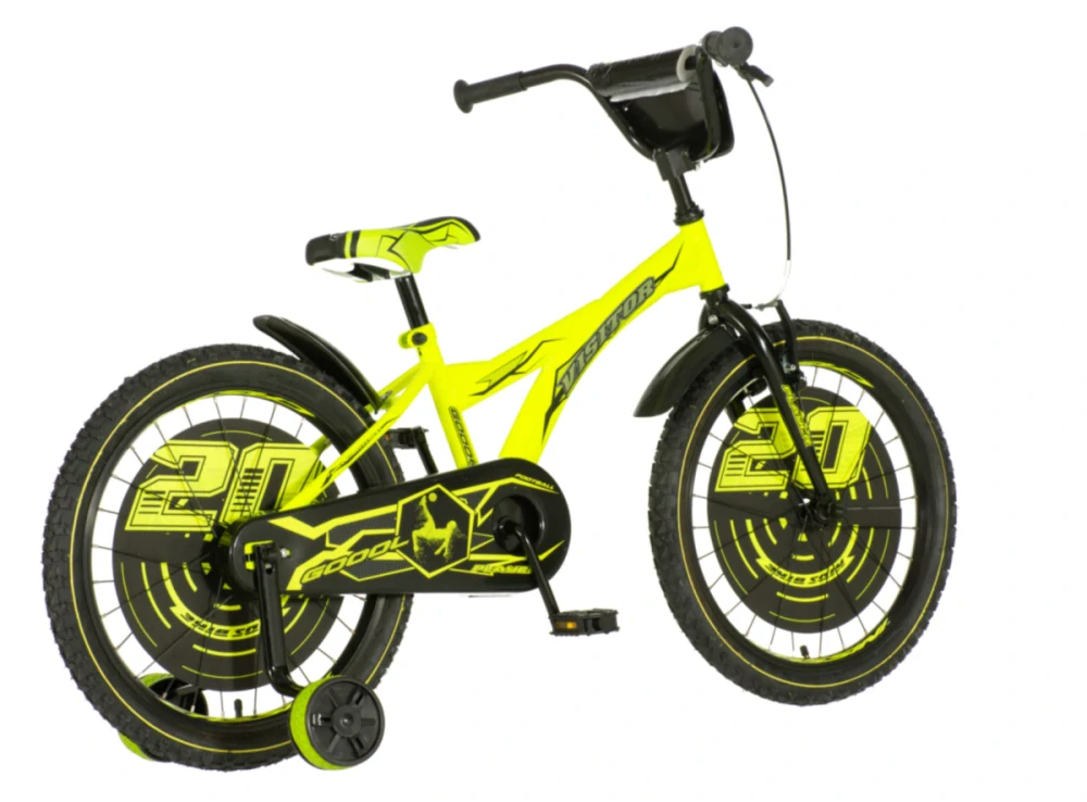Bicykel Visitor Basket 20" Čierno Oranžový KIDS