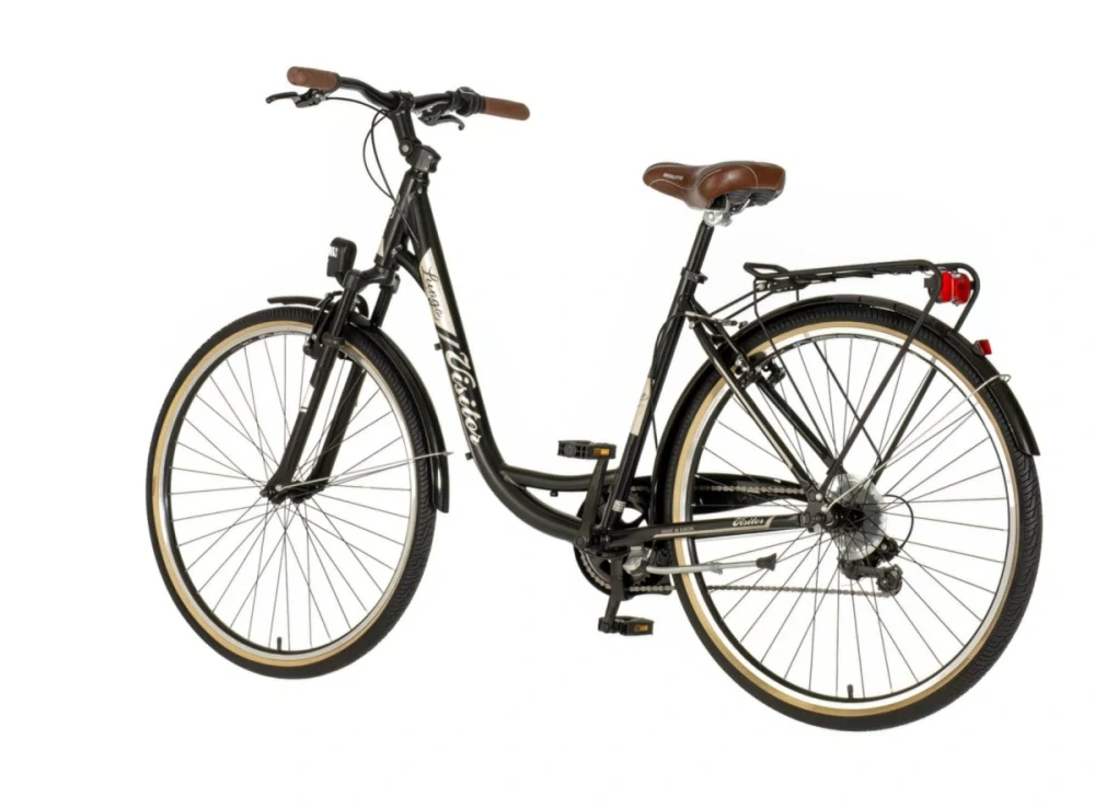 Bicykel Visitor Lungo 28" Čierna Zelená UNI