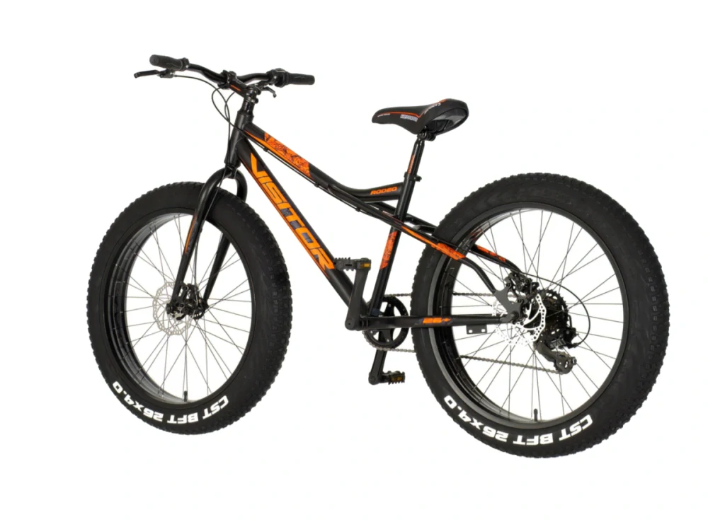 Bicykel Visitor Fat bike 26" Bigfoot Čierna