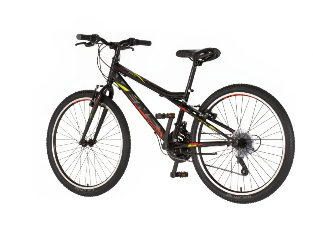 Bicykel Venssini Parma 24" Čierna Červená UNI