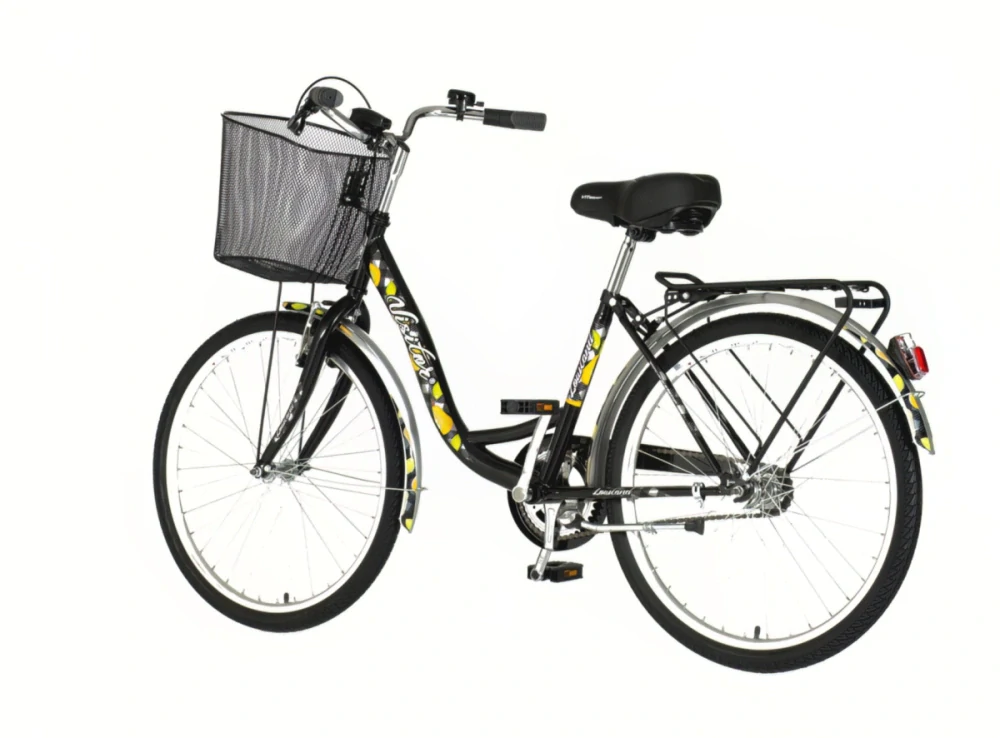 Bicykel Visitor Lowland 24" Čierna Žltá