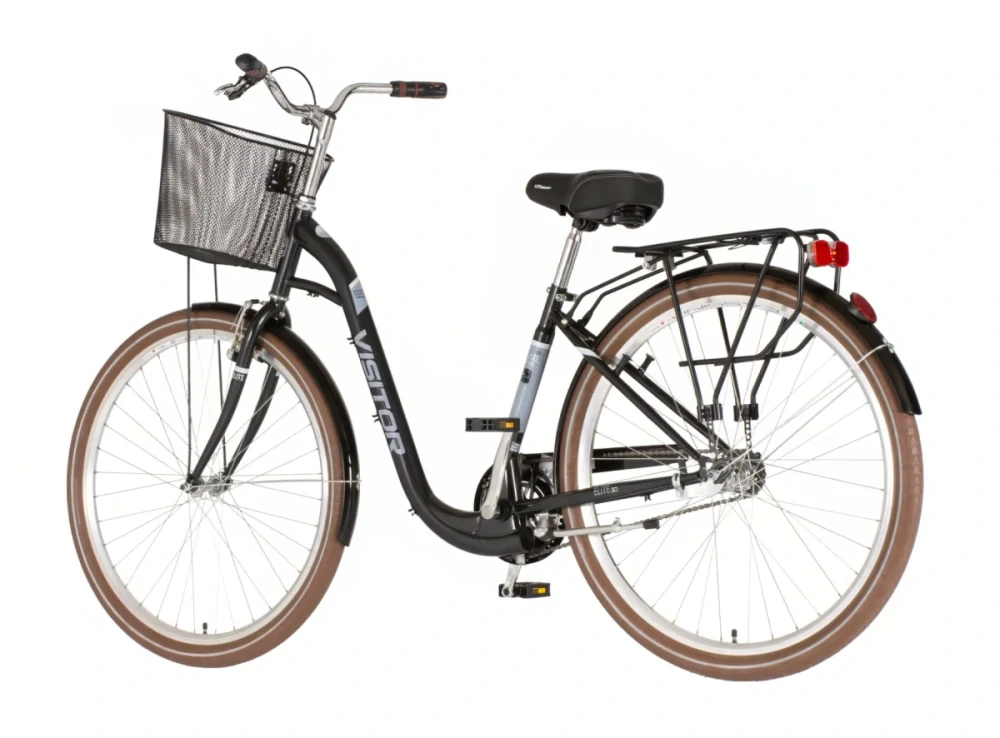 Bicykel Visitor Elite 28" Čierna