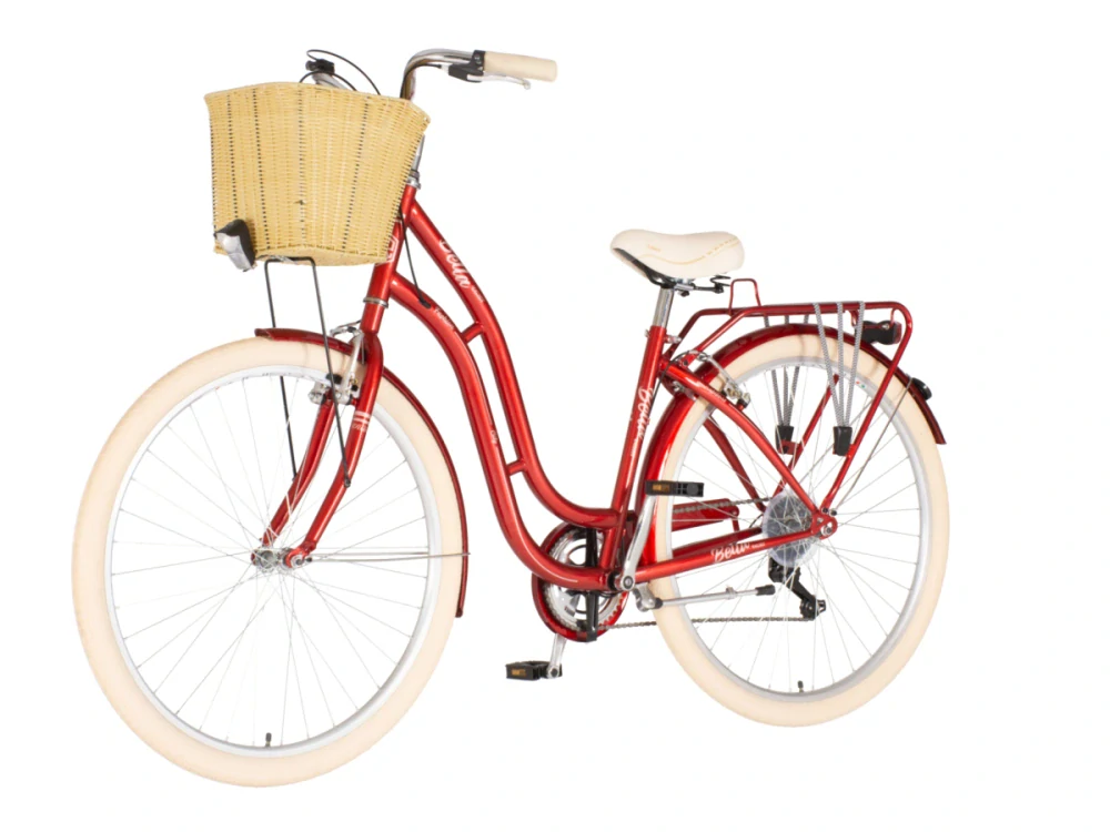 Bicykel Visitor Bella 28" Červená Strieborná