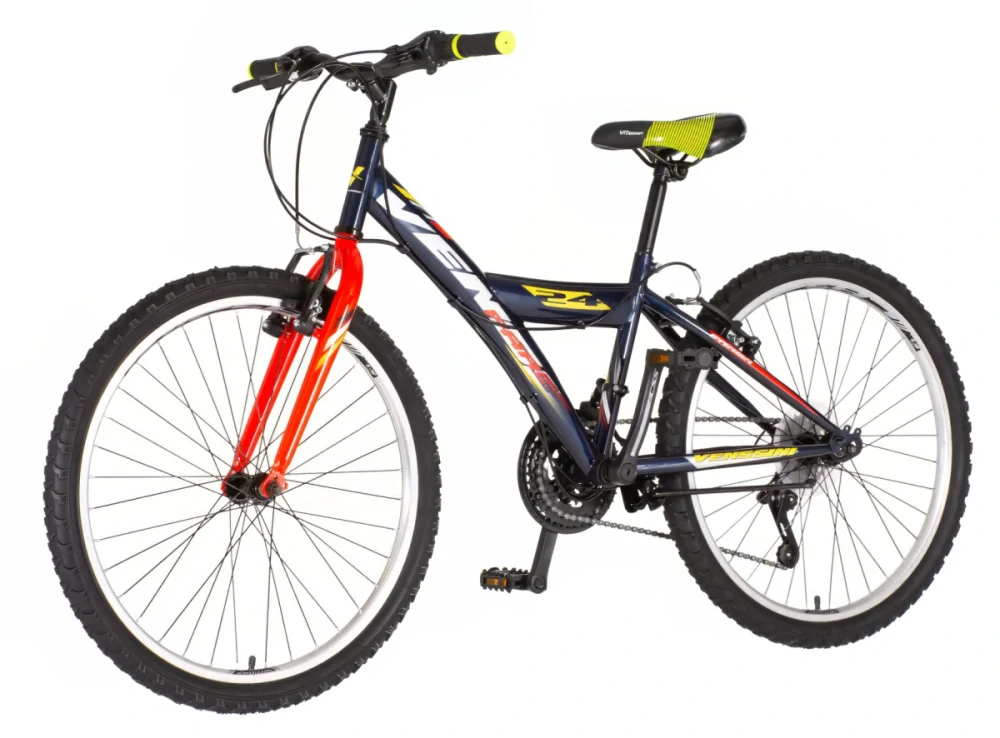 Bicykel Venssini Parma 24" Modrá Červená Žltá Biela