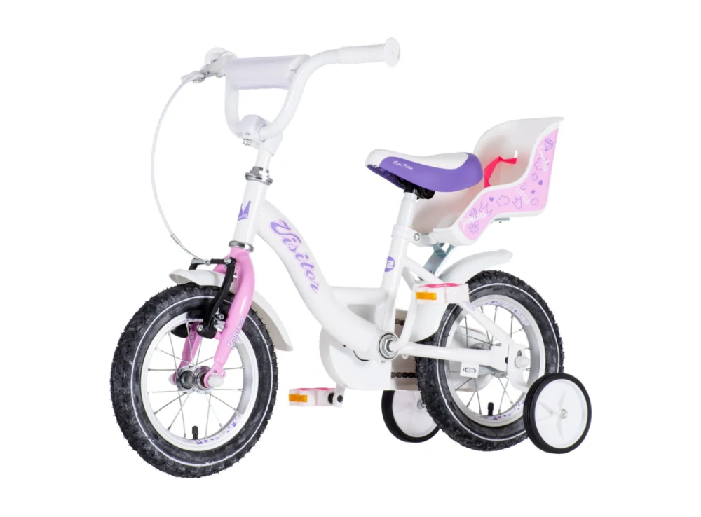 Bicykel Visitor Lovely little princess 12" Biela Ružová KIDS