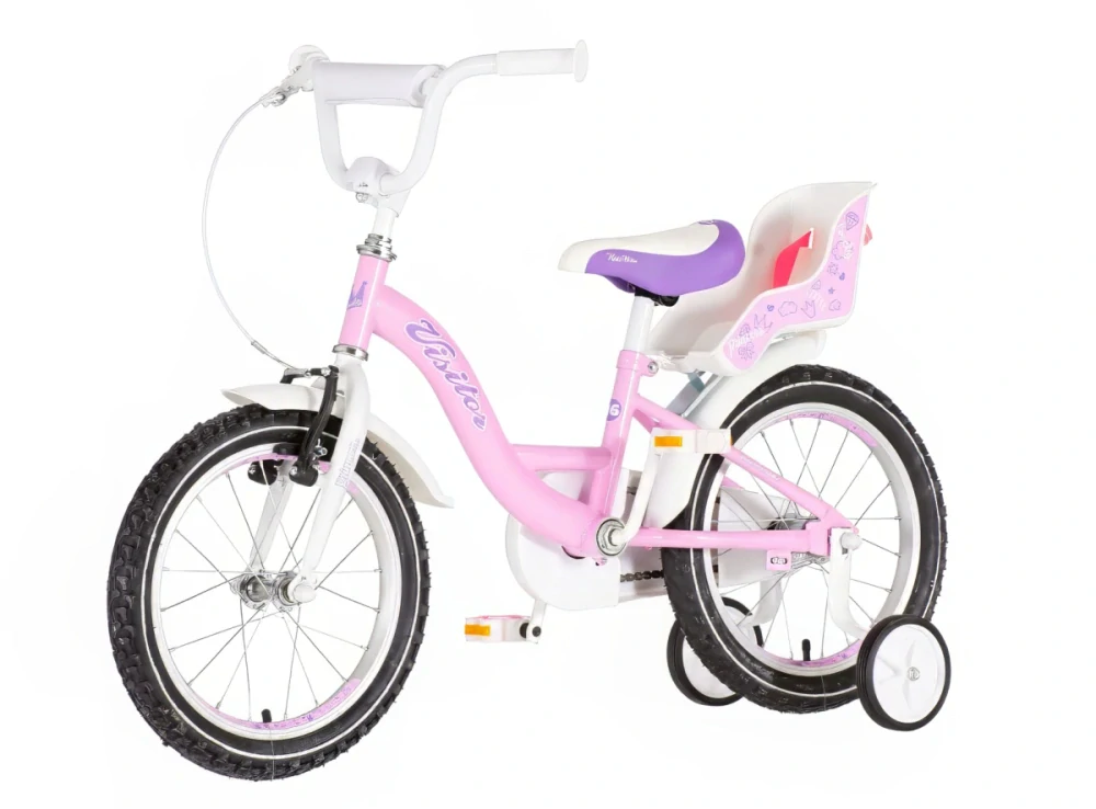 Bicykel Visitor Lovely little Princess 16" Ružová Biela KIDS
