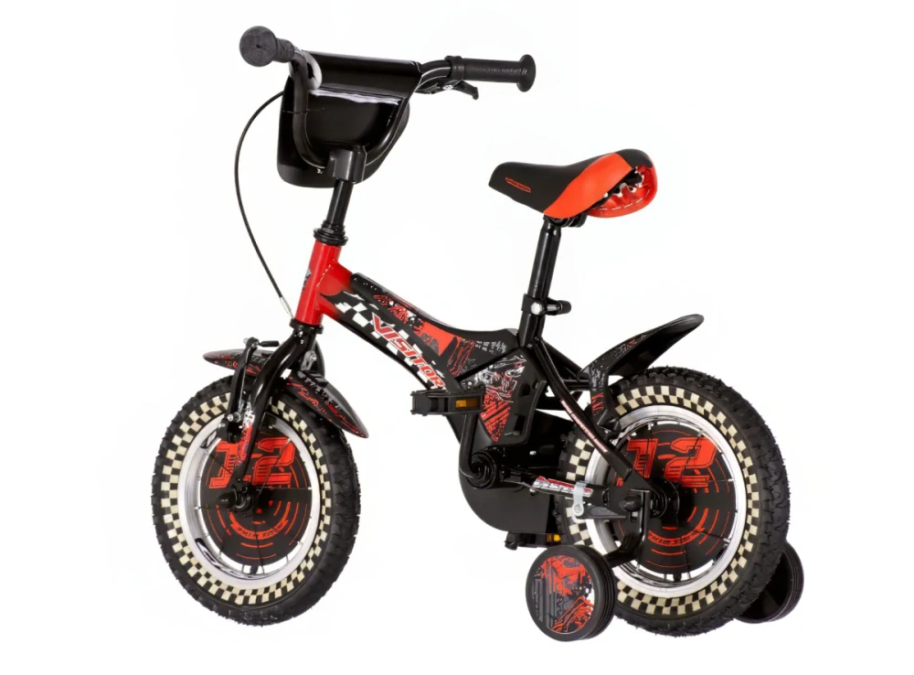 Bicykel Visitor Nitro 12" Čierno Červený KIDS