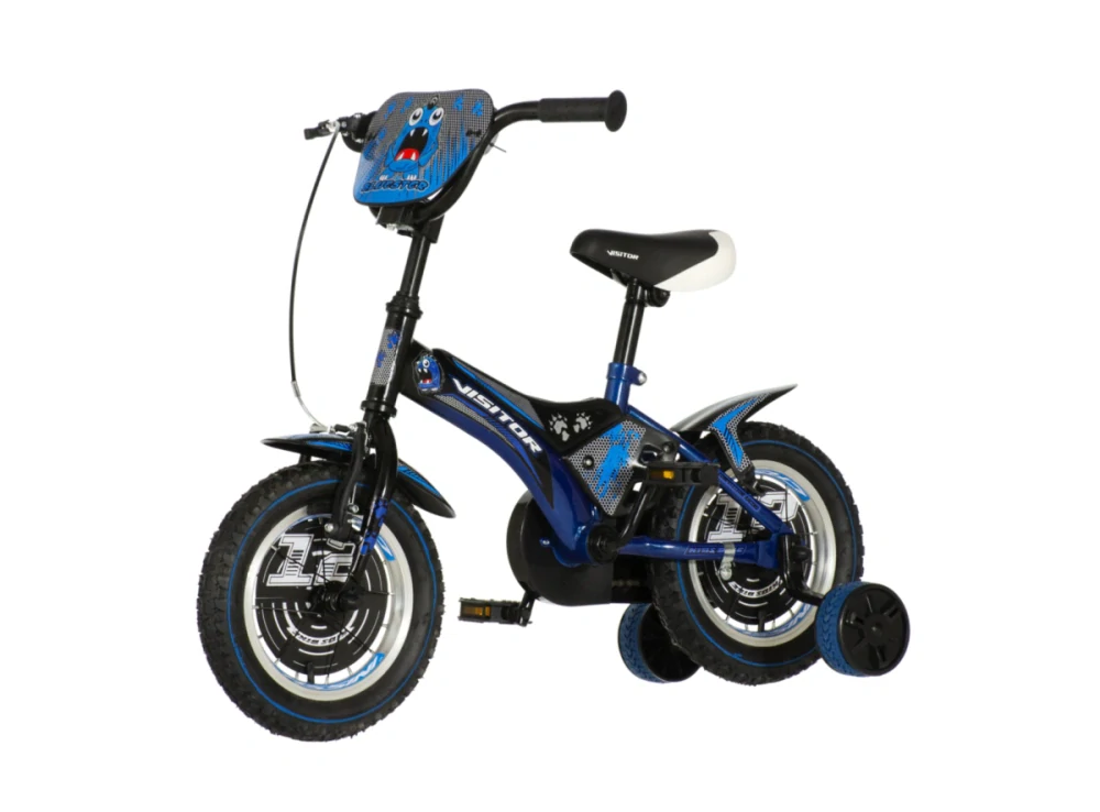 Bicykel Visitor Bluester 12" Čierno Modrý KIDS