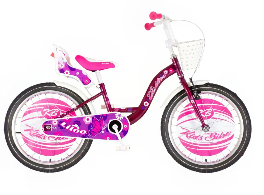 Bicykel Visitor LILOO 20" Tmavá Fialová Ružová