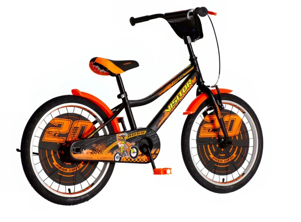 Bicykel Visitor Moto cross 20" Čierno Oranžový KIDS