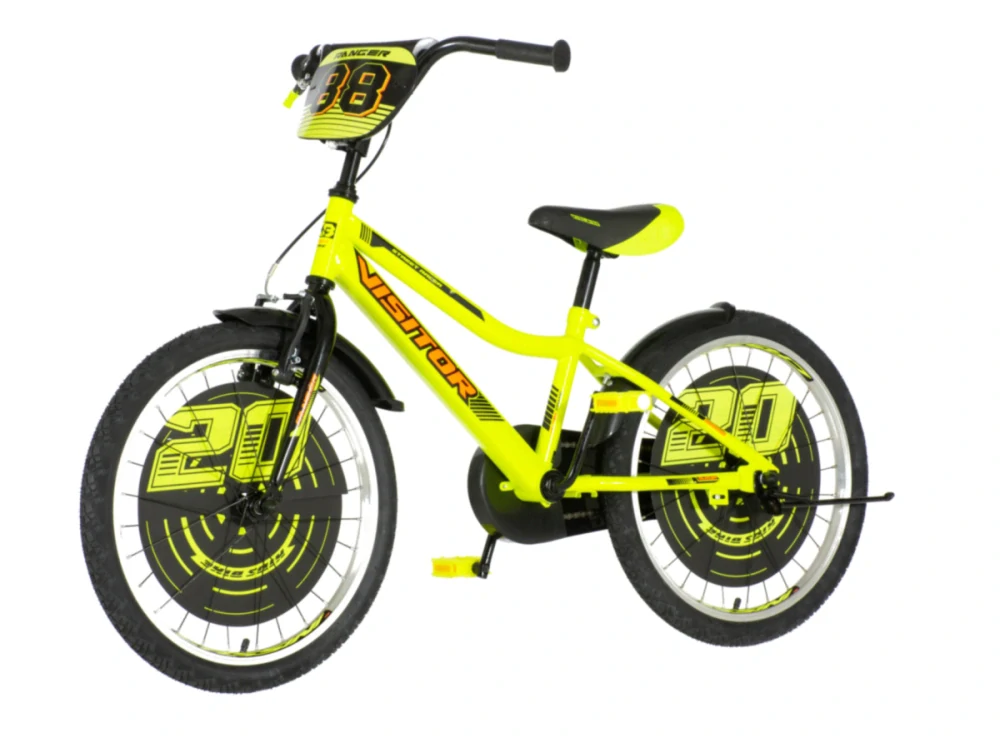 Bicykel Visitor Ranger 20" Neonová Žltá Čierna KIDS