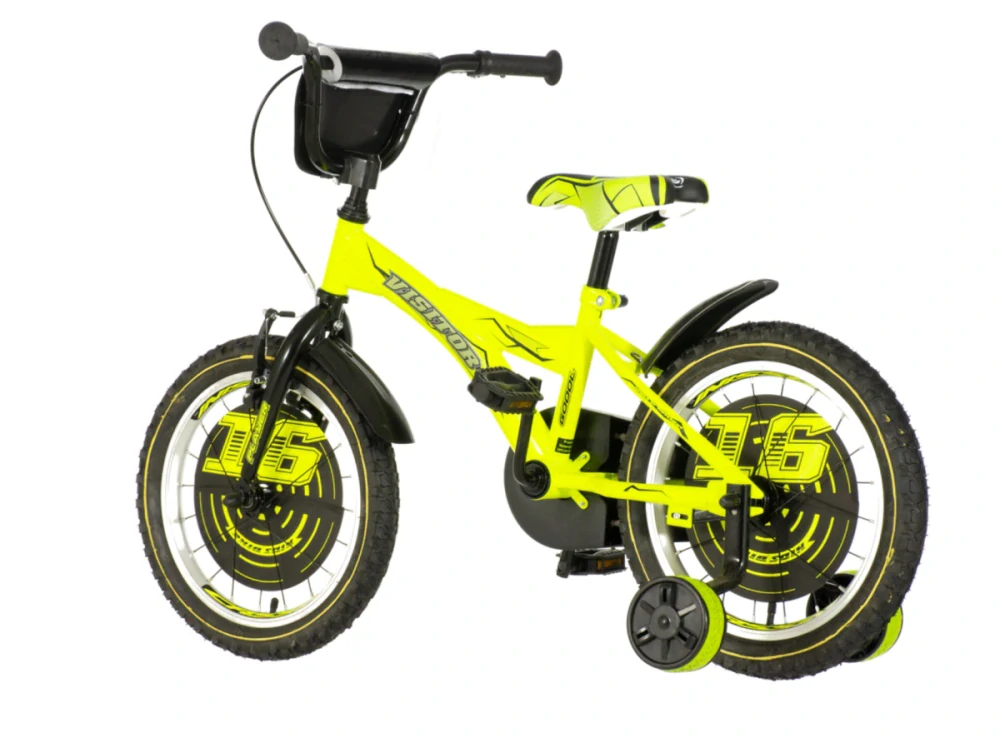 Bicykel Visitor Player 16" Neonova Žlto Čierna KIDS