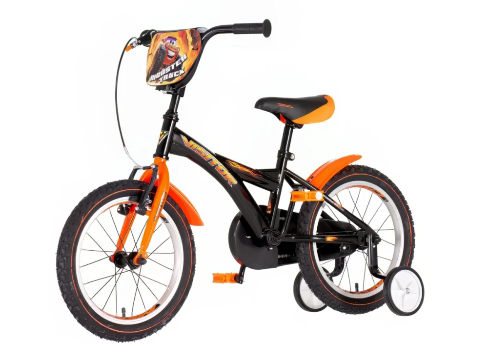 Bicykel Visitor Truck monster 16" Čierno Oranžová