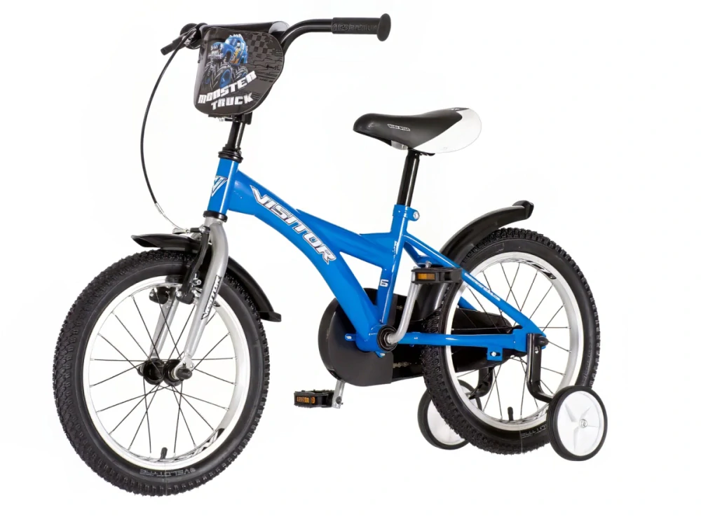 Bicykel Visitor Truck monster 16" Modro Biely
