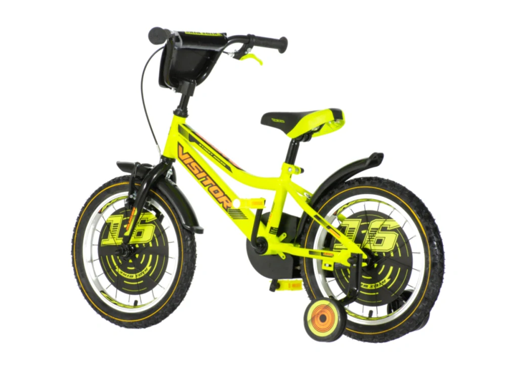 Bicykel Visitor Ranger 16" Neonova Žlto Čierna KIDS