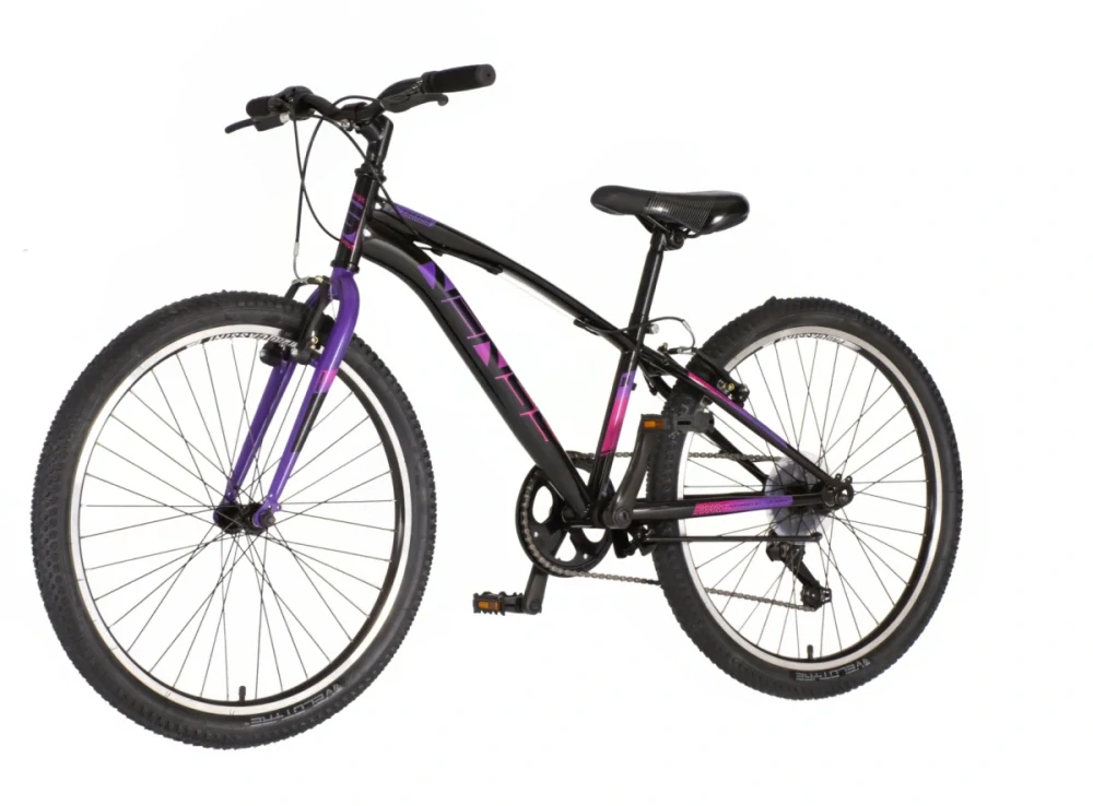 Bicykel Visitor Arcadia 24" Čierna Fialová KIDS