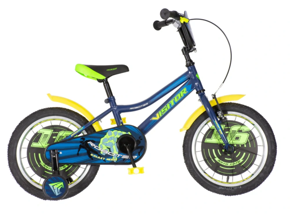 Bicykel Visitor Roboter 16" Modro Žltá KIDS