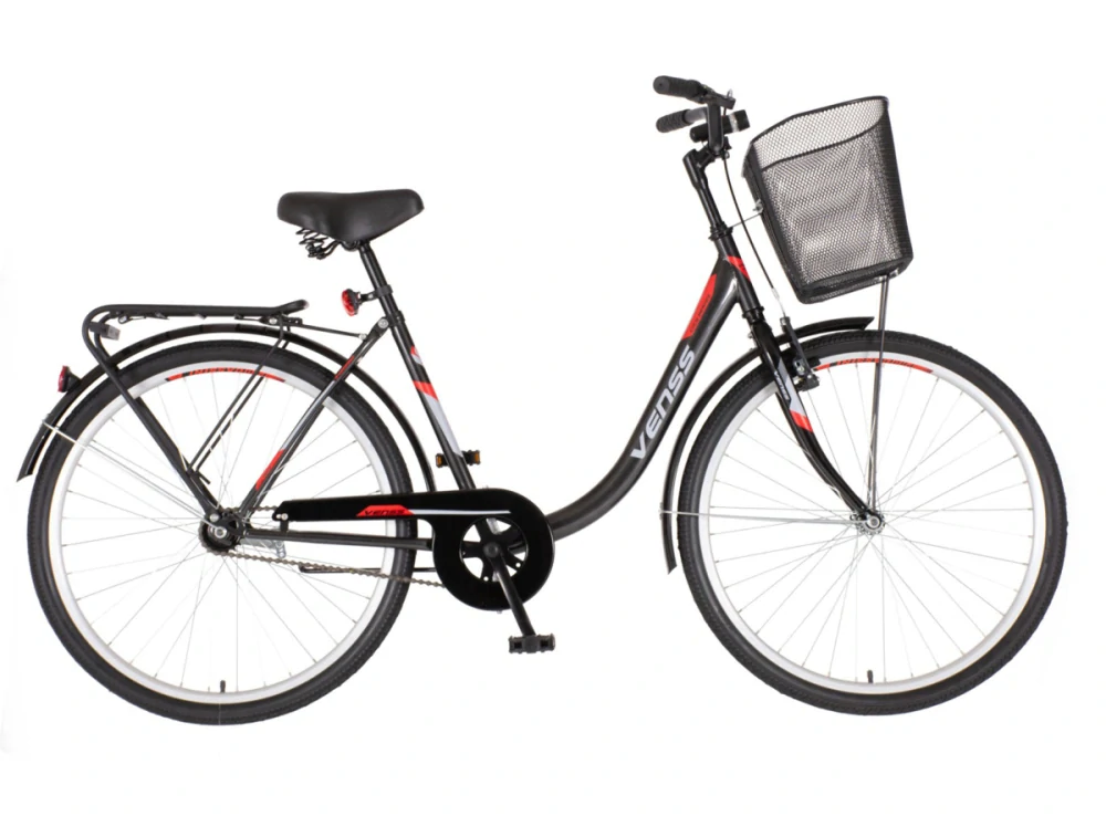 Bicykel Venssini Venecija 26" Sivá Čierna UNI