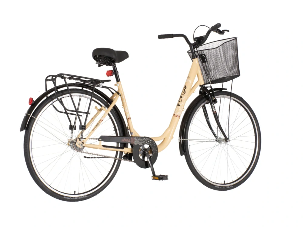 Bicykel Venssini Diamante 28" Krémová Hnedá UNI