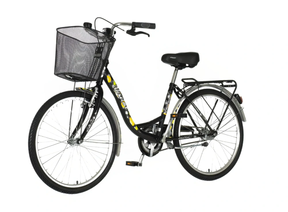 Bicykel Visitor Lowland 24" Čierna Žltá