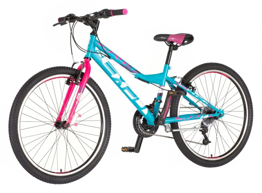 Bicykel Explorer Magnito 24" Tyrkys Ružová Biela KIDS